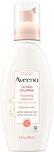 Aveeno Ultra-Calming Foaming Cleanser and Makeup Remover, JJ01424, for Dry, Sensitive Skin, 6oz