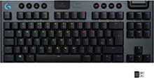 Logitech G915 LIGHTSPEED TKL Tenkeyless Wireless Mechanical Gaming Keyboard with low profile GL-Tactile key switches, LIGHTSYNC RGB, Ultra thin design, 40+ hours battery life, QWERTY UK Layout - Black