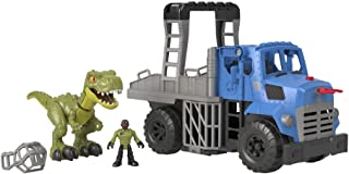 Fisher-Price Imaginext Jurassic World Dominion Break Out Dino Hauler, T. Rex Dinosaur and Vehicle Set for Preschool Kids Ages 3 and Up