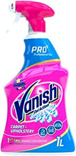 Vanish Oxi Action Professional Carpet and Upholstery Stain Remover Spray l Removes wine, tea, coffee, soil, pet urine stains, multi-textile safe, neutralises odours l Size:1L