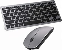 Bluetooth Keyboard and Mouse for iPad, PC, Android, iPhone,ipad Keyboard and Mouse, Wireless Keyboard and Mouse Compatible with ipad pro/ipad Mini/ipad Air (iPadOS 13 / iOS 13 and Above) Gray