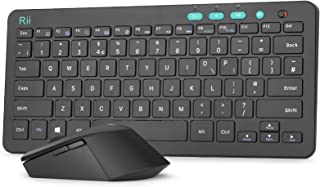 Wireless Keyboard and Mouse Set , Keyboard and Mouse with Ultra-slim Size UK Layout Compatible with PC, Laptop, Computer, Windows for Office Home Work