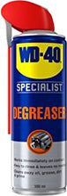 WD-40 44393 Degreaser Specialist - Fast Acting Solvent Based Degreaser for Engines, Chains, Gears Removes Stubborn Oil, Grease and Dirt Leaving No Residue- Smart Straw Narrow, Wide Spray - 500 ml