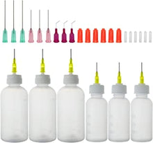 Needle Bottle Applicator, Needle Tip Glue Bottle, Squeeze Bottle with Fine Tip for Liquid, Glue Oil, Acrylic Paint