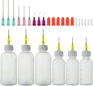 Needle Bottle Applicator, Needle Tip Glue Bottle, Squeeze Bottle with Fine Tip for Liquid, Glue Oil, Acrylic Paint