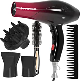 Professional Hair Dryer, Jooayou 3000W Ionic Hairdryer with Diffuser, Hairdryers for Women with 3 Heat 2 Speed and Cool Button Fast Drying Blow Dryer for Home Travel Salon