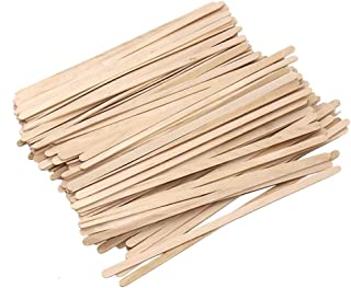 100 x Disposable Wooden Coffee Stirrers 140mm. Eco Friendly. EJJECO