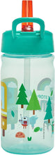 Hey Duggee Adventure Water Bottle with Flip up Straw 380ml Official Merchandise by Polar Gear  Kids Reusable Non Spill BPA Free - Recyclable Plastic  For School Nursery Sports Picnic  Green