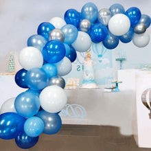 NORTHERN BROTHERS Blue Balloon Arch Kit with Blue and White Balloons Arch Garland Kit for Boys Birthday Communion Confirmation Christening Decorations