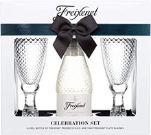 Freixenet Prosecco Celebration Gift Set with Cut Glass Flutes by Blue Tree Gifts