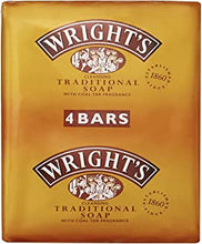 Wright's Coal Tar Soap, Pack Of Four X 125g