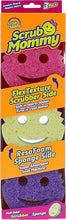 Scrub Daddy Scrub Mommy Assorted 3 Pack, Dual Sided Cleaning Sponges, Washing Up, Kitchen, Dish Sponge, as Used by Mrs Hinch, Alternative Products to Non Scratch Scourers, FlexTexture Firm & Soft