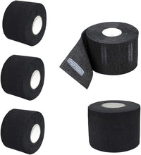 1 Roll Paper Neck Strips Hairdressing Stretchy Wrap Neck Paper Tissue Roll Barber Neck Tape Hairdressing Accessory Black