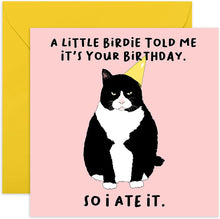 Central 23 - Humorous Birthday Card - Happy Birthday for Friends  Funny Design  Cat Birthday Card  Comes with Fun Stickers