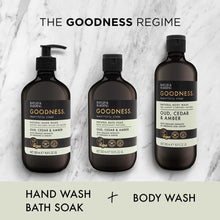 Baylis & Harding Goodness Oud, Cedar & Amber Natural Hand Wash, 500 ml (Pack of 3) - Vegan Friendly