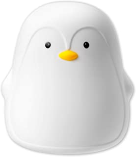 Nuby Penguin Baby Night Light, Rechargeable, Colour Changing Touch Night Light for Kids Bedside