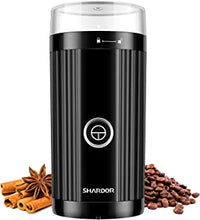 SHARDOR Coffee Grinder Electric, 70g Large Grinding Capacity Spice and Coffee Bean Grinder, Grinder for Grains and Herbs with Stainless Steel Bowl