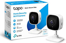 TP-Link Tapo Mini Smart Security Camera, Indoor CCTV, Works with Alexa&Google Home, No Hub Required, 3MP(2304 × 1296) High Definition, 2-Way Audio, Night Vision, SD Storage, Device Sharing(Tapo C110)