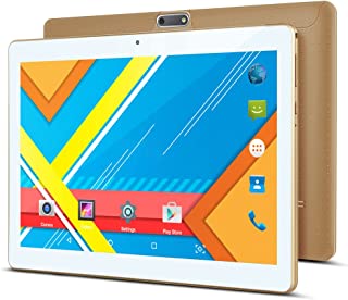 10.1 Inch Google Android Tablet,PADGENE Phablet Tablets Pad with Dual Sim Card Slot, 2GB RAM 32GB ROM(TF 128GB),10.1'' HD IPS Touch Screen, Quad Core, Dual Camera, WiFi, 6000mAh Battery