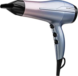 Remington Mineral Glow Ionic Hair Dryer with Slim Concentrator and Diffuser, 2200 W, D5408, 718 g