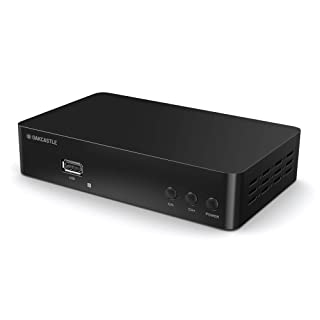 OAKCASTLE SB200 HD Satellite Freeview TV Box | 150+ Freeview Channels | USB Recorder Function | YouTube & Weather App | Internet, SCART & HDMI Connectivity |