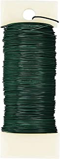 1pcs Florist Wire, Green Craft Wire Wreath Making Supplies Halloween Christmas, Floristry Wires Supplies, Christmas Craft Supplies for Wreaths Garland, Flower Arranging Accessories, Wreath Making Kit