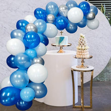 NORTHERN BROTHERS Blue Balloon Arch Kit with Blue and White Balloons Arch Garland Kit for Boys Birthday Communion Confirmation Christening Decorations