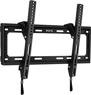 Amazon Brand - Eono Tilt TV Wall Bracket Mount for Most 26-55 inch LED, LCD, OLED and Plasma TVs with VESA 400x400mm up to 40kg, incl. Fischer Anchors, Tilting TV Bracket PL2268-MK