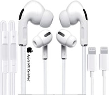 2 Pack Apple Wired Earphone Lightning Connector, iPhone In-Ear Headphones,[Apple MFi Certified] HiFi Audio Stereo Noise Isolating Earbuds with Mic+Volume for iPhone 13/13 Mini/12/SE/11/XS Max/X/XR/8/7