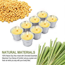 SUPERSUN 8 Citronella Candles Outdoor: 80-120 Hours Garden Citronella Candles Set, Soy Wax Scented Candles for Outdoor, Indoor, Camping, Outside, Garden