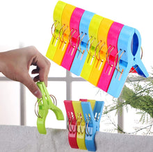 8pcs Beach Towel Clips, Clothes Pegs Plastic Towel Clips Bathroom Large Towel Pegs Beach Towel Clips For Sun Loungers Pool Chairs Laundry Keep Your Towel From Blowing Away Holiday Essentials