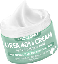 Urea Foot Cream 40 Percent Plus 2% Salicylic Acid 5.29 oz  Urea Cream for Feet with Hyaluronic Acid, Tea Tree, and Aloe Vera for Deep Moisturizing, Callus Remover and Soften