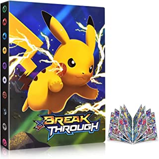 Trading Card Binder for Pokemon Cards, 4-Pocket Card Holder Book, Card Case Folder Album, 30 Pages 240 Cards Capacity