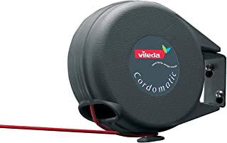 Vileda Cordomatic 15 Metre Automatic Retractable Clothes Line - Retractable washing line Indoor washing line outdoor washing line