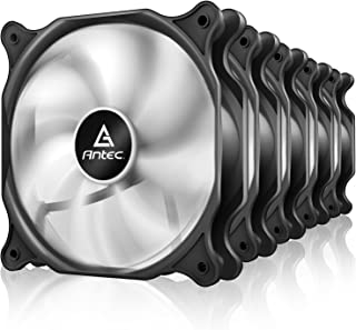 Antec PC Fans 5 Packs, Silent Case Fan with High Performance for Computer Cases (PF Series, 3-PIN 5 Packs)…