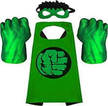 SATKULL Superhero Hands and Cape Superhero Gloves Toy Kids Soft Plush Fists Superhero Boxing Gloves Superhero Costume Accessories for Boy Girl Christmas Halloween Birthday Gift (1 Pair)