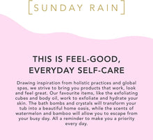 Sunday Rain Luxury Nourishing Bath Crystals, Vegan & Cruelty-Free with Vitamin Rich Acai Berry Extract & Natural Sea Salts, 500g