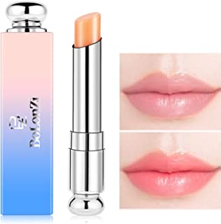 Tinted Lip Balm,Lip Oil Colour Changing Lip Balm,Moisturising Lip Care With Natural Oils For 24h Moisture Care,Natural Lip Protection,Lip Repair,Gifts For Teenage Girls,1PC (peach flavor)