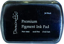 Dovecraft Essentials Premium Non Toxic Pigment Ink Pad, Jet Black