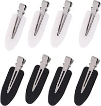 No Crease Hair Clip No Bend Clips Curl Pins Makeup Hair Clips Dent Free Hair Clips for Bangs Waves Professional Hair Styling Hairdressing Hairpins Hair Salon,For Face Washing Women Girl Lady (8 PCS)