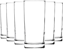 Argon Tableware Classic Highball Glasses - Modern Gift Tall Drinking Glass Cocktail Juice Tumbler - 285ml - Pack of 6