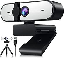 2K Webcam with Microphone, Computer Camera with Autofocus,Plug and Play, Tripod, Privacy Cover, Web Cam for Zoom/Skype/Conferencing/Video Calling