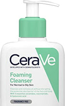 CeraVe Foaming Cleanser, for Normal to Oily Skin with Niacinamide and 3 Essential Ceramides, 236 ml