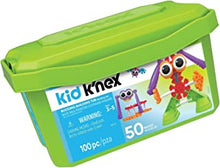 Kid K'NEX 85618 50 Build Budding Builders Set, Kids Craft Set with 100 Pieces, Educational Toys for Kids, Fun and Colourful Building Toys for Boys and Girls, Construction Toys for 3 Year Olds +