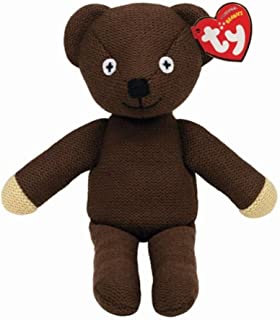 Mr Bean Cute Knitted 25cm Beanie Bear by Ty (Official Licensed Souvenir)