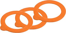 Kilner Standard Rubber Seals for Clip Top Jars, Orange, 0.35L-2L