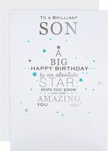 Hallmark Birthday Card for Son - Contemporary Star Design