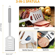 Grill Accessories BBQ Tools Set - 38Pcs Stainless Steel Barbecue Tool Kit with Case Grilling Accessory Utensils Sets Gift for Men Women Dad Outdoor Camping Backyard