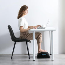 HUANUO Footrest, Under Desk Foot Rest, Foot Stool with 2 Optional Covers, Ergonomic Foot Rest for Office, Home, Travel