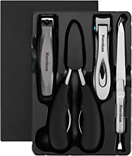 Large Nail Clippers Set, 5 Pcs Sharp Toenail and Fingernail Clippers for Men and Women (Premium, Big Size, Heavy-Duty Design)